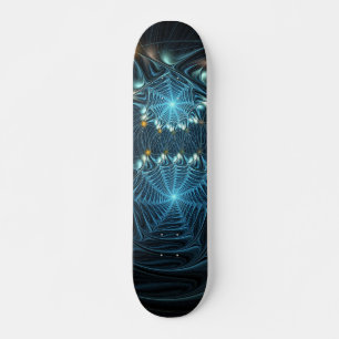 Skateboard Redes de Araña Metálicas