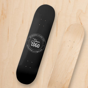 Skateboard Reemplazo de logotipo fácil y texto personalizable
