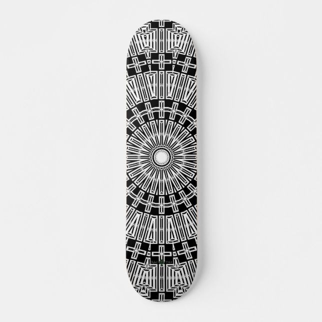 Skateboard Reflejar Mandala (Anverso )