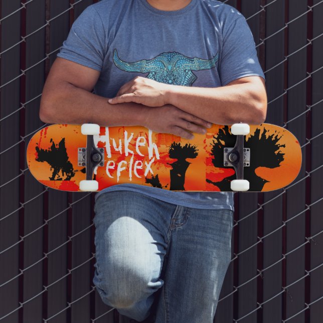 Skateboard reflejo hukeh (Exterior 3)