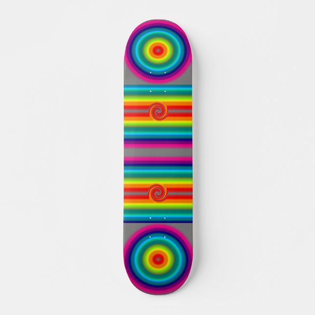 Skateboard Reflexión espectral alrededor (Anverso )