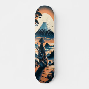 Skateboard Reflexiones en el Monte Fuji