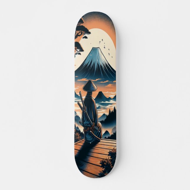 Skateboard Reflexiones en el Monte Fuji (Anverso )