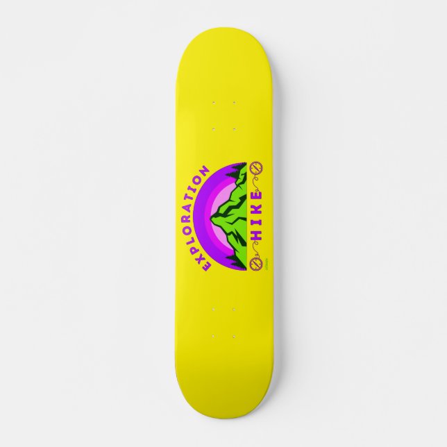 Skateboard regalo de excursión para excursionismo (Anverso )