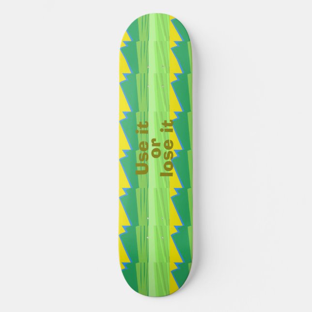 Skateboard Regalo de Navidad Úsalo o Piérdalo (Anverso)