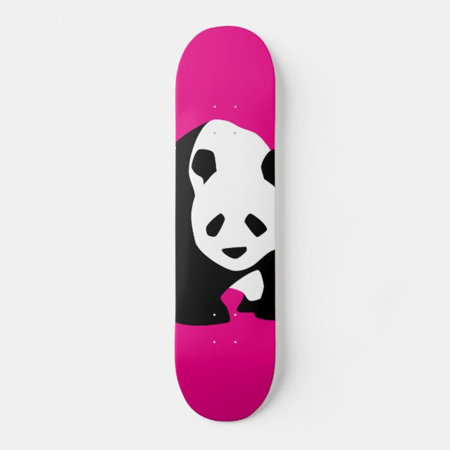 Skateboard Regalo fucsia de la fauna del parque zoológico de (Anverso)