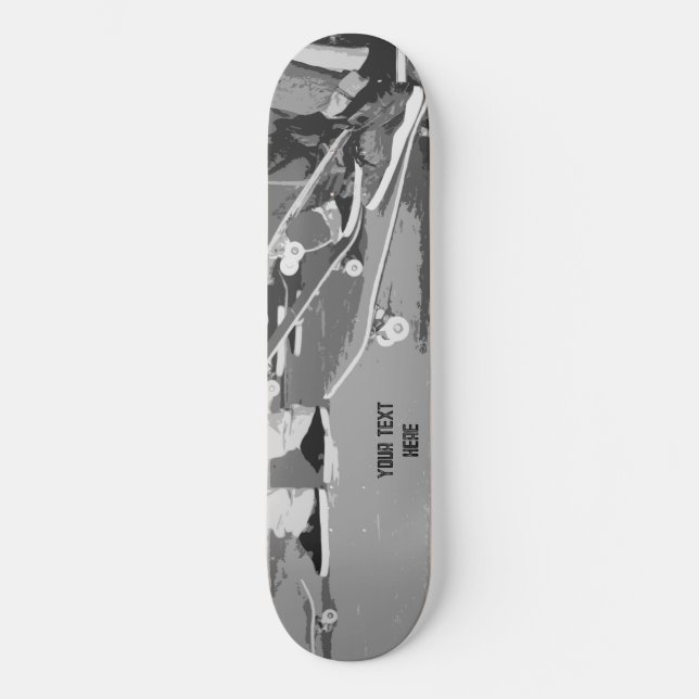 Skateboard regalo para adolescentes del parque de graffiti de (Anverso)