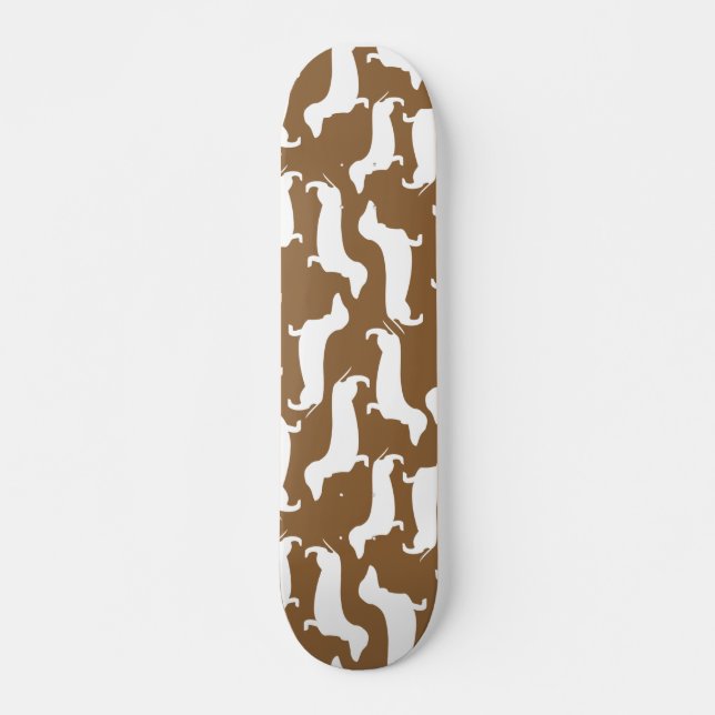 Skateboard Regalo perfecto del modelo lindo del Dachshund (Anverso )