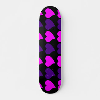 Skateboard Regalos románticos de Chicas : Rayas rosadas de co