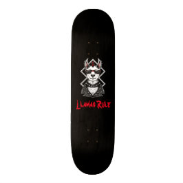 Skateboard Regla de las Llamas a la Roca del punk