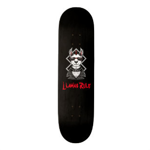 Skateboard Regla de las llamas del punk rock