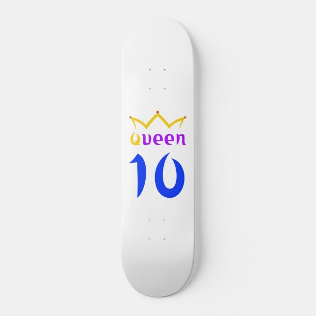 Skateboard Reina 10 (Anverso)