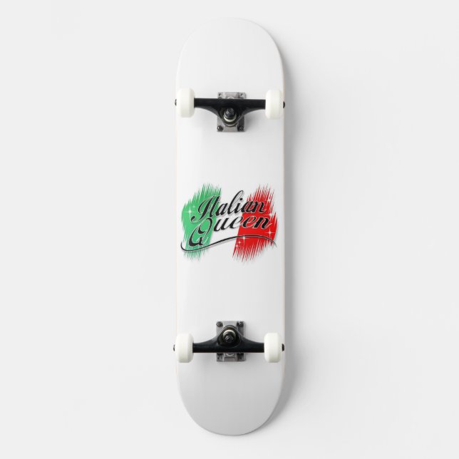 Skateboard Reina de Italia (Anverso)