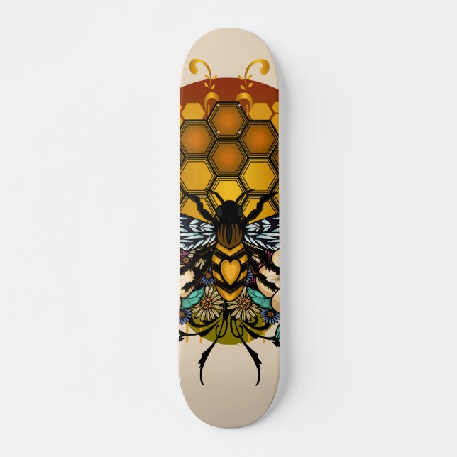 Skateboard Reina de las abejas (Anverso )