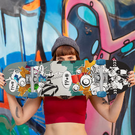 Skateboard Reinos abstractos de jungla de concreto