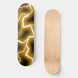 Skateboard Relámpago Eléctrico Amarillo