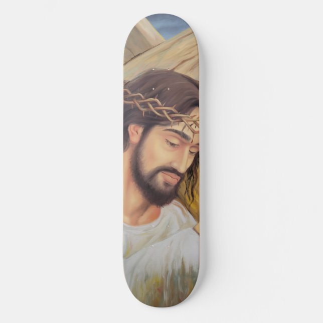 Skateboard Religión cristiana Jesucristo (Anverso)