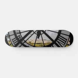 Skateboard Reloj gigante de vidrio en el Museo de Orsay - Par