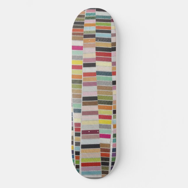 Skateboard Reloj multicolor silenciado (Anverso)