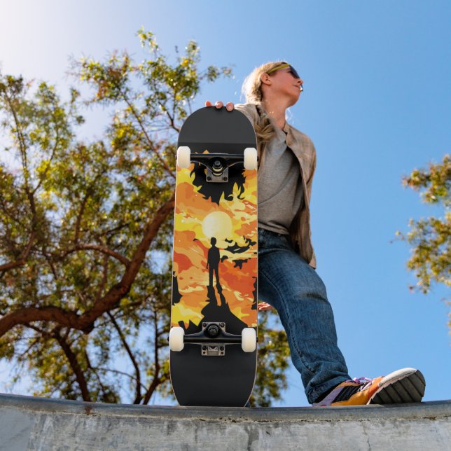 Skateboard Remolino abstracto (Exterior 1)