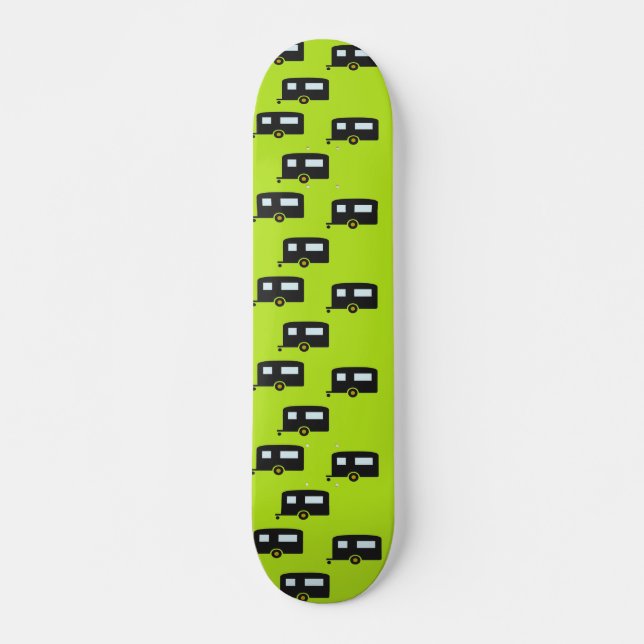 Skateboard Remolque en verde (Anverso )