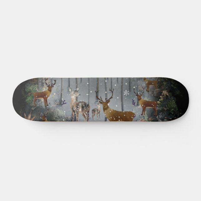Skateboard Renos Adorables De Noche (Horz)