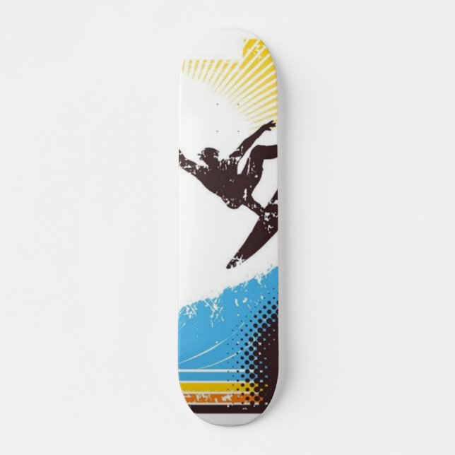 Skateboard Resaca para arriba (Anverso )
