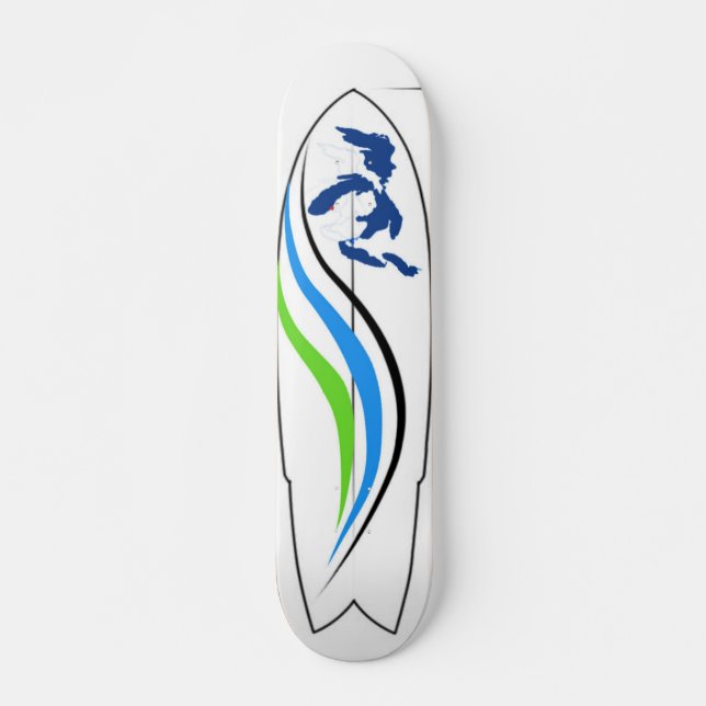 Skateboard Resaca Phish Great Lakes (Anverso )