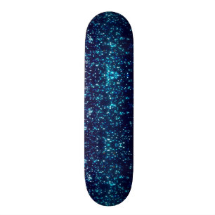 Skateboard Resplandor de la galaxia en el favorable tablero
