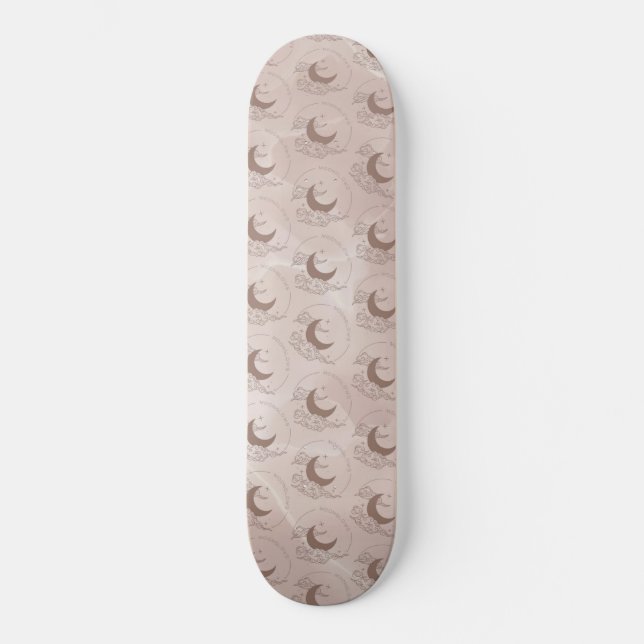 Skateboard Resplandores lunares (Anverso)