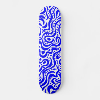 Skateboard Resumen 041211v1 - Azul sobre blanco