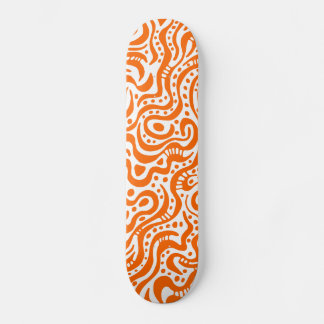 Skateboard Resumen 041211v1 - Naranja en blanco