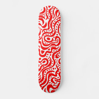 Skateboard Resumen 041211v1 - Rojo sobre blanco