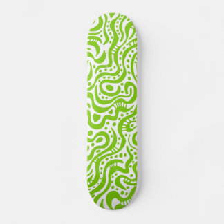 Skateboard Resumen 041211v1 - Verde marciano sobre blanco