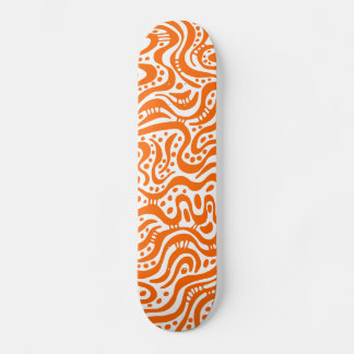 Skateboard Resumen 041211v2 - Naranja en blanco