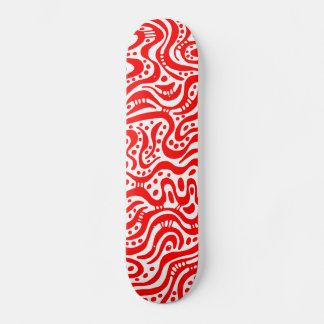 Skateboard Resumen 041211v2 - Rojo sobre blanco