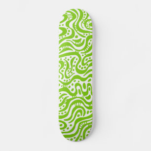 Skateboard Resumen 041211v2 - Verde marciano sobre blanco