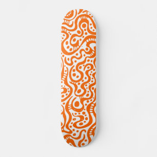 Skateboard Resumen 041211v3 - Naranja en blanco
