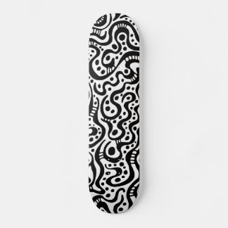 Skateboard Resumen 041211v3 - Negro en madera