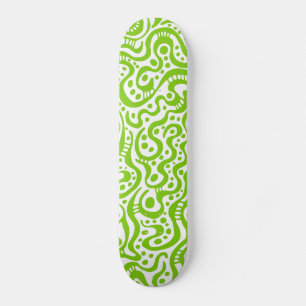 Skateboard Resumen 041211v3 - Verde marciano sobre blanco