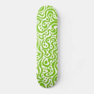 Skateboard Resumen 041211v3 - Verde marciano sobre blanco