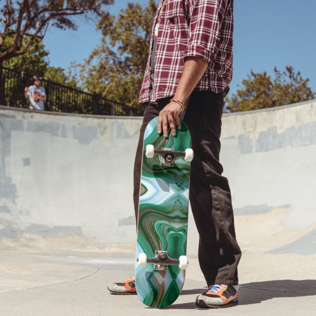 Skateboard Resumen colorido (Exterior 2)