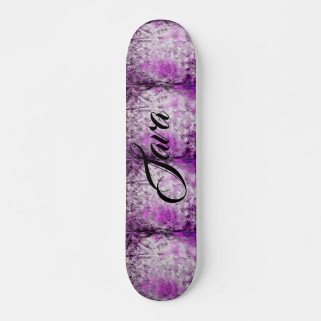 Skateboard Resumen Damask Personalizar de impresión rosa Skat (Anverso )