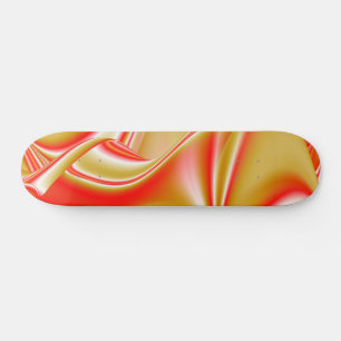 Skateboard Resumen de amor y oro en 3D Rainbowart