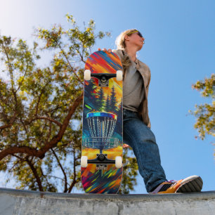 Skateboard Resumen de Arte de Golf en Disco
