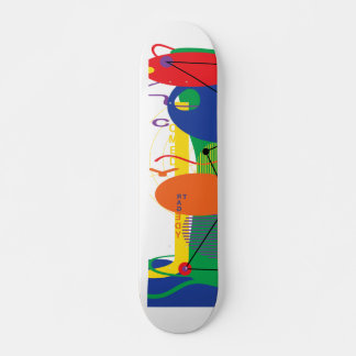 Skateboard Resumen de la cubierta de patinaje en la ciudad