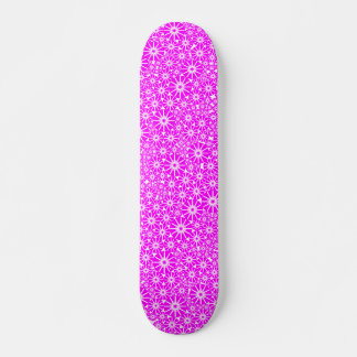 Skateboard Resumen de la rueda de la estrella - Magenta sobre