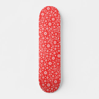 Skateboard Resumen de la rueda de la estrella - Rojo sobre bl