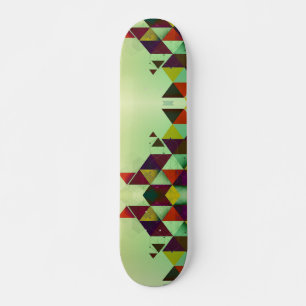 Skateboard Resumen de la tabla de patinaje sobre triángulos