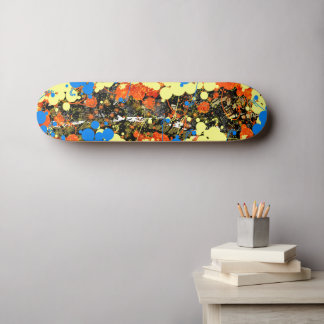 Skateboard Resumen de las salpicaduras y las gotas de pintura